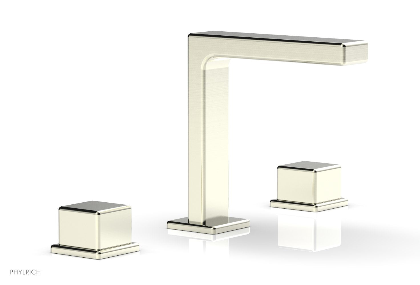 Phylrich MIX Widespread Faucet - Cube Handles 6-3/4" Height by Phylrich