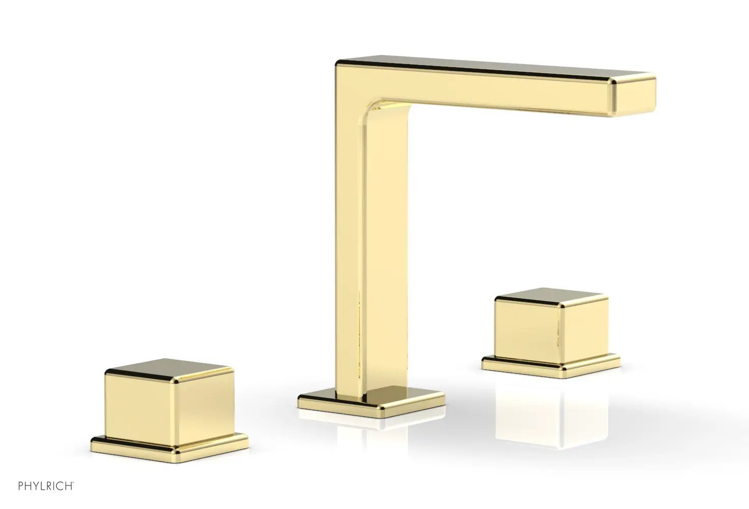 Phylrich MIX Widespread Faucet - Cube Handles 6-3/4" Height by Phylrich