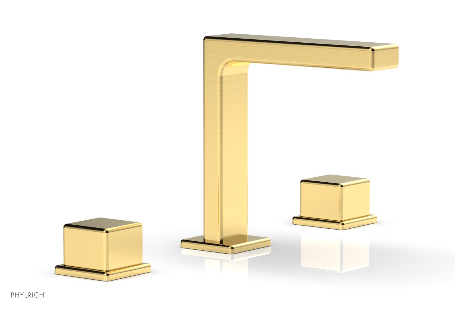 Phylrich MIX Widespread Faucet - Cube Handles 6-3/4" Height by Phylrich