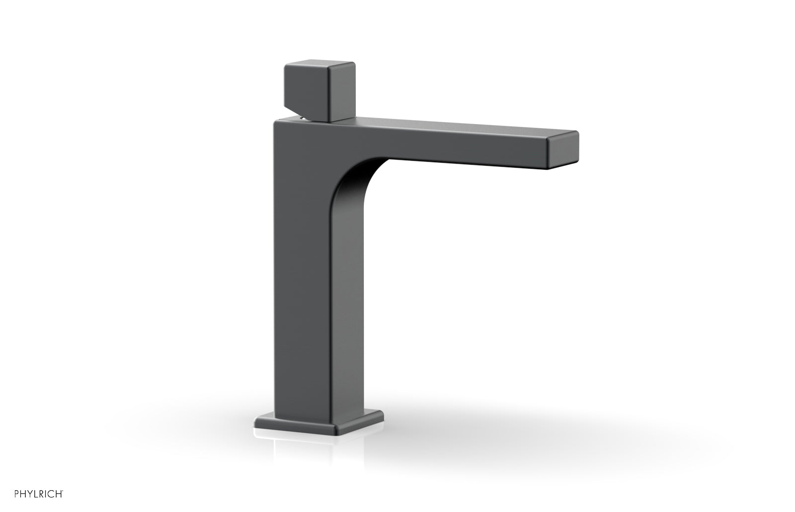 Phylrich MIX Single Hole Lavatory Faucet, Cube Handle by Phylrich