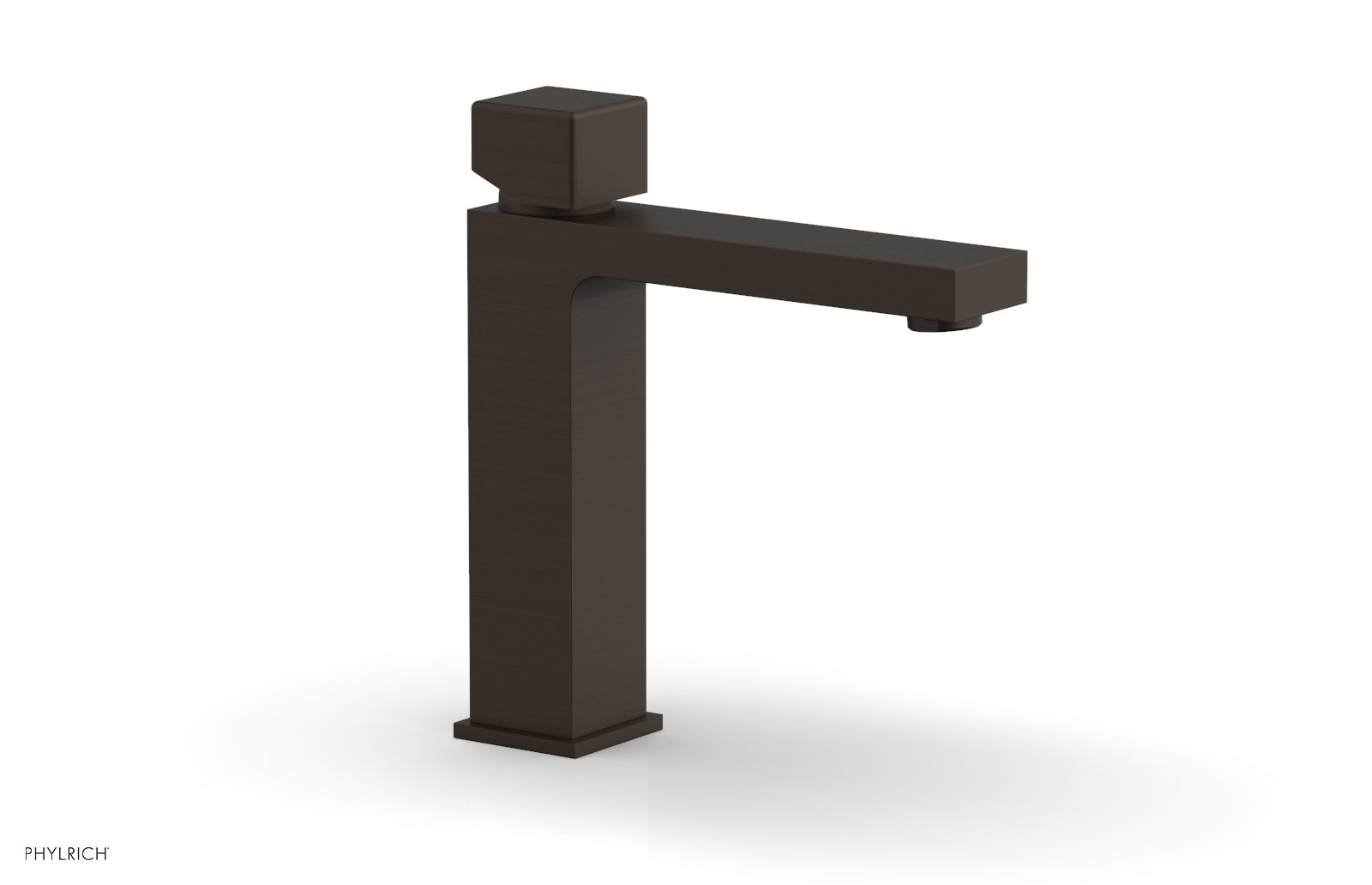 Phylrich MIX Single Hole Lavatory Faucet, Cube Handle by Phylrich
