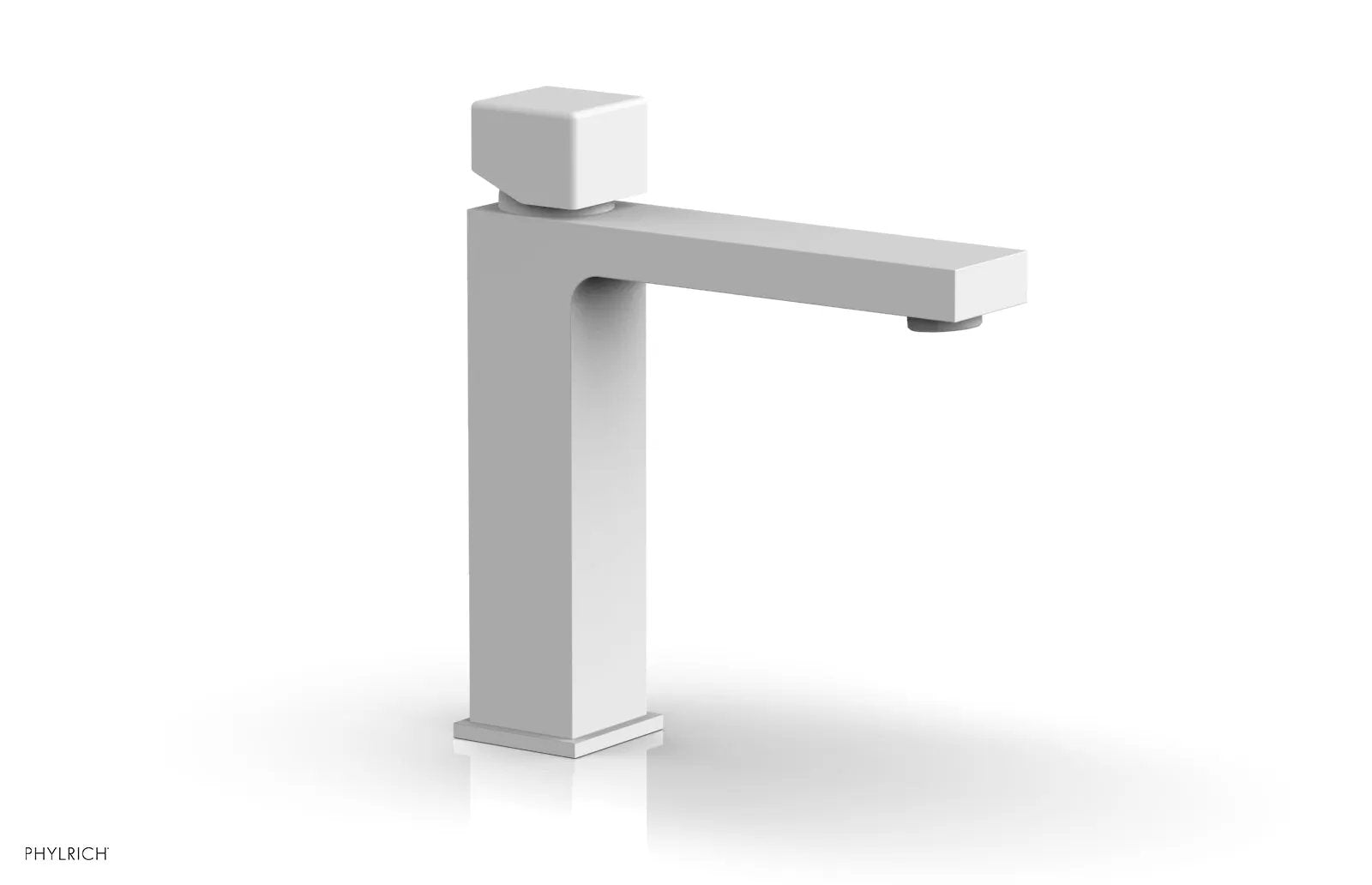 Phylrich MIX Single Hole Lavatory Faucet, Cube Handle by Phylrich