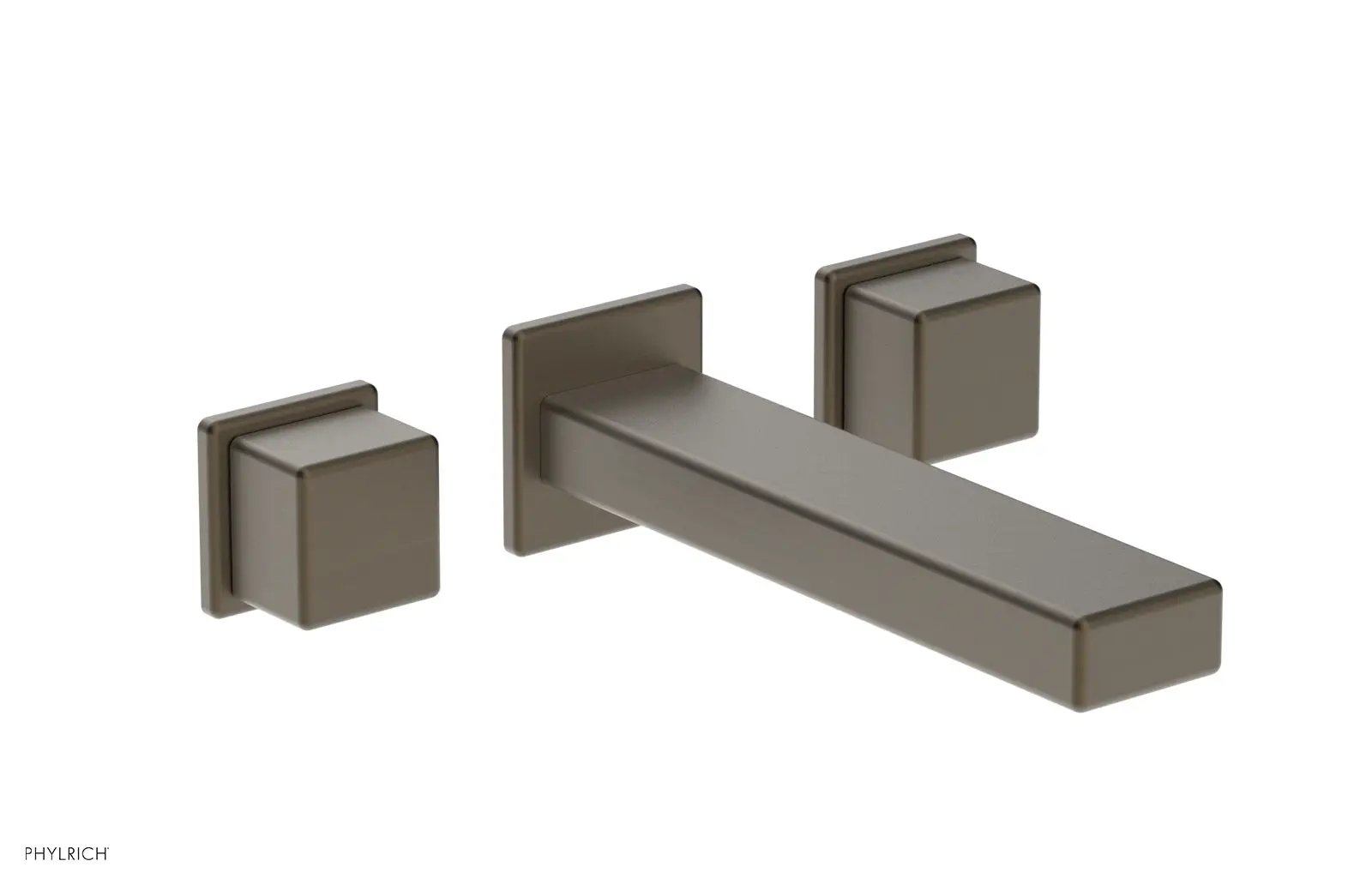 Phylrich MIX Wall Lavatory Set - Cube Handles by Phylrich