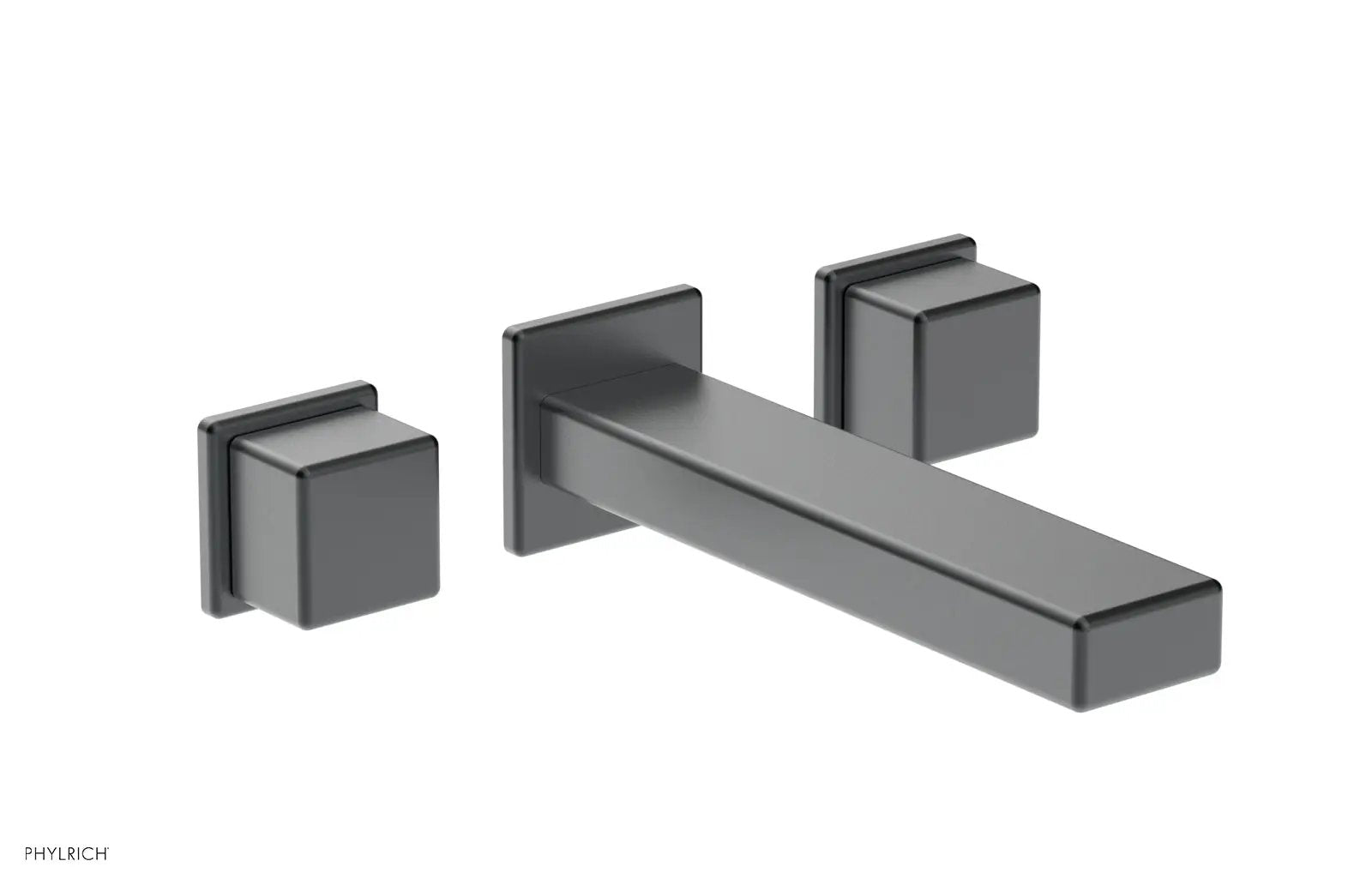 Phylrich MIX Wall Lavatory Set - Cube Handles by Phylrich