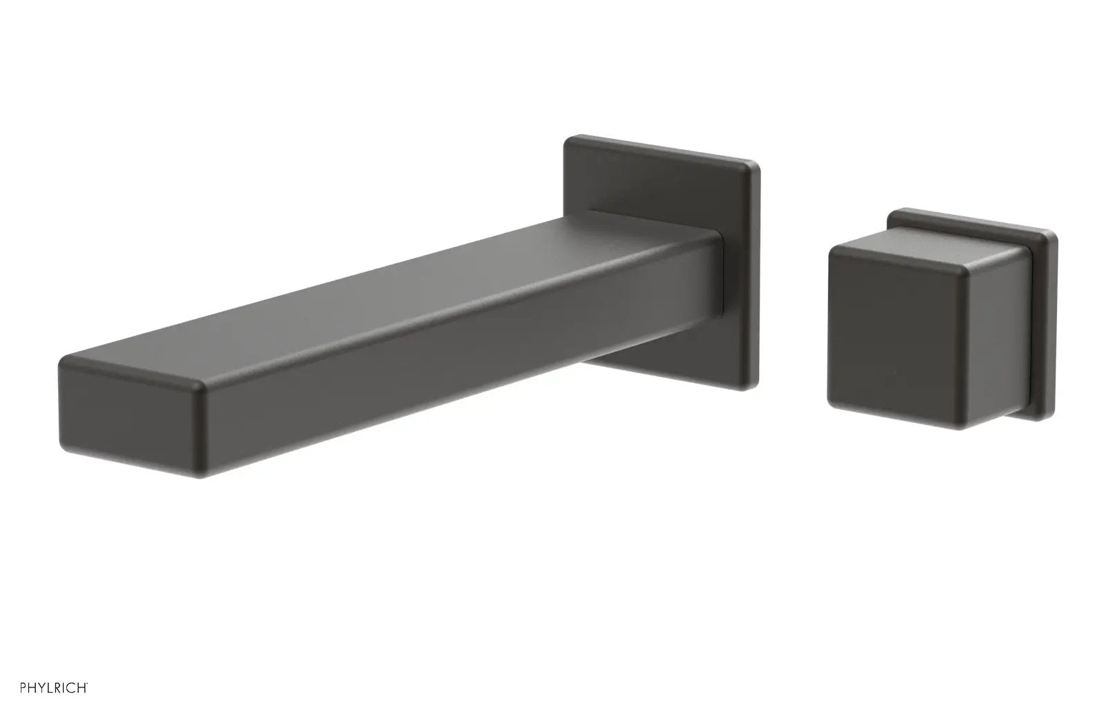 Phylrich MIX Single Handle Wall Lavatory Set - Cube Handle by Phylrich