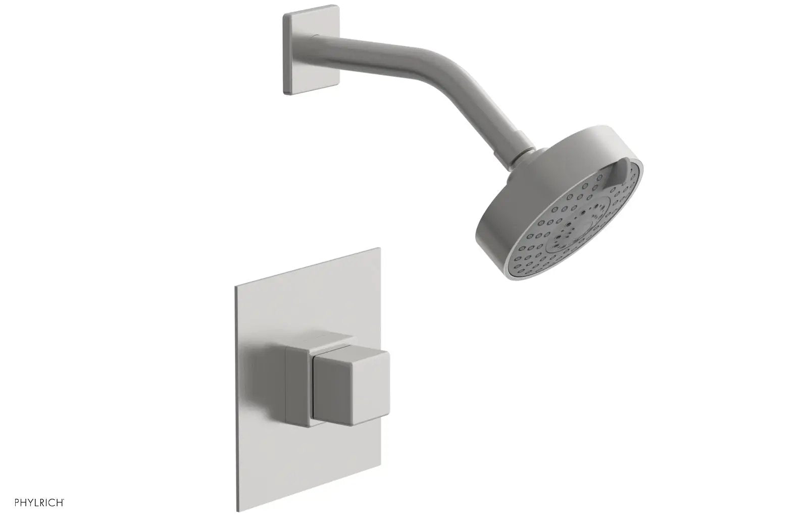 Phylrich MIX Pressure Balance Shower Set - Cube Handle by Phylrich