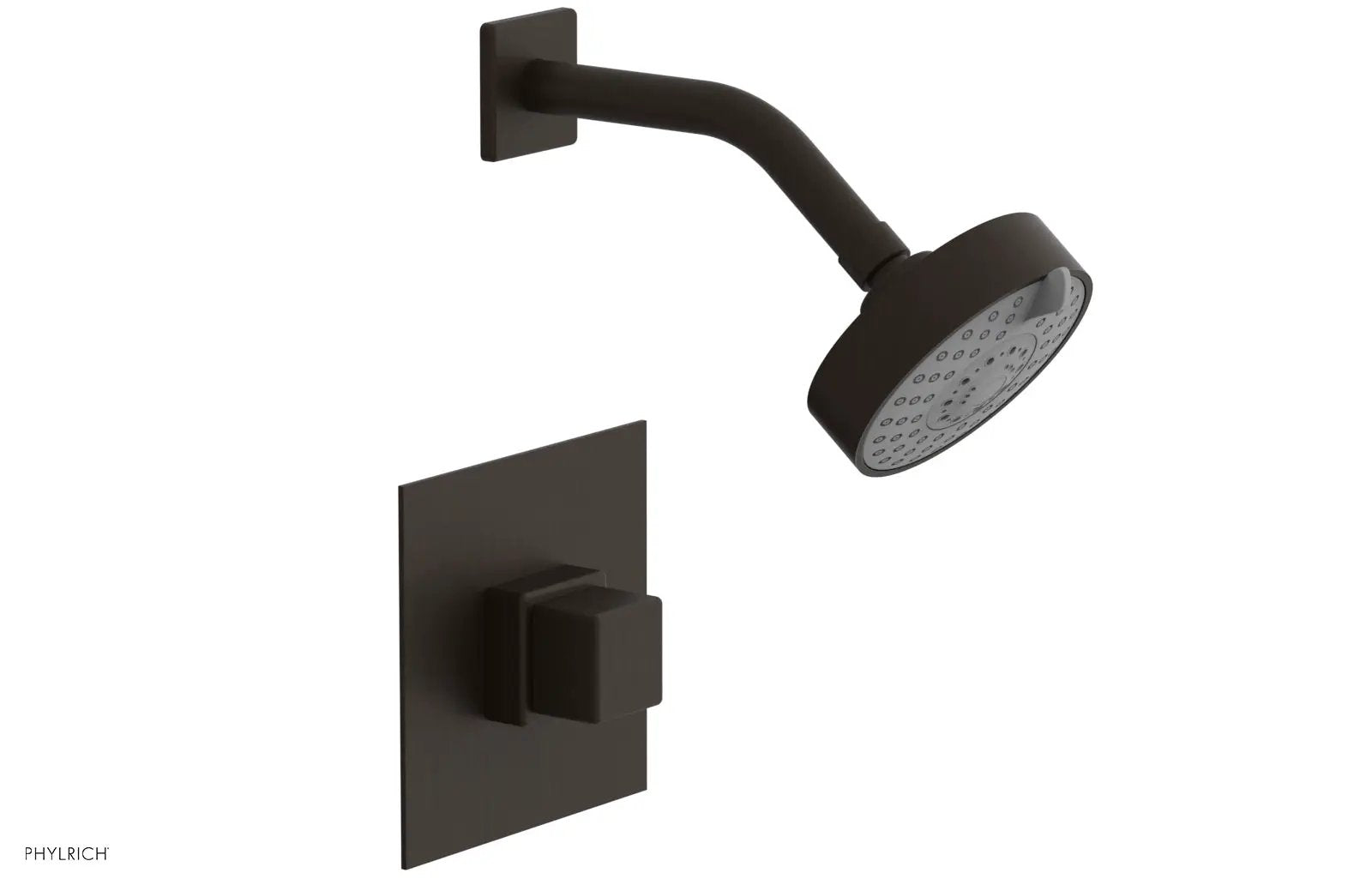 Phylrich MIX Pressure Balance Shower Set - Cube Handle by Phylrich