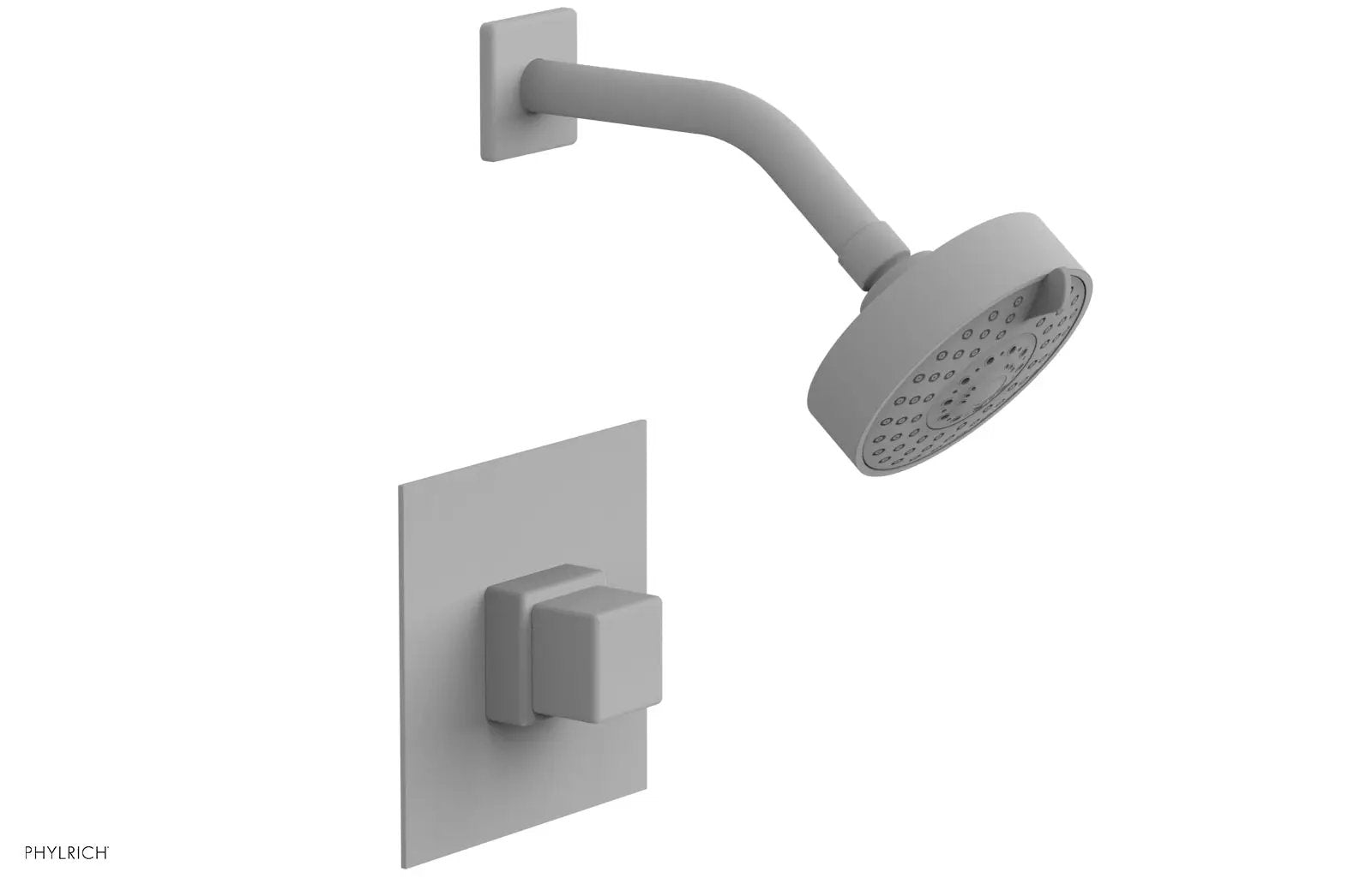 Phylrich MIX Pressure Balance Shower Set - Cube Handle by Phylrich