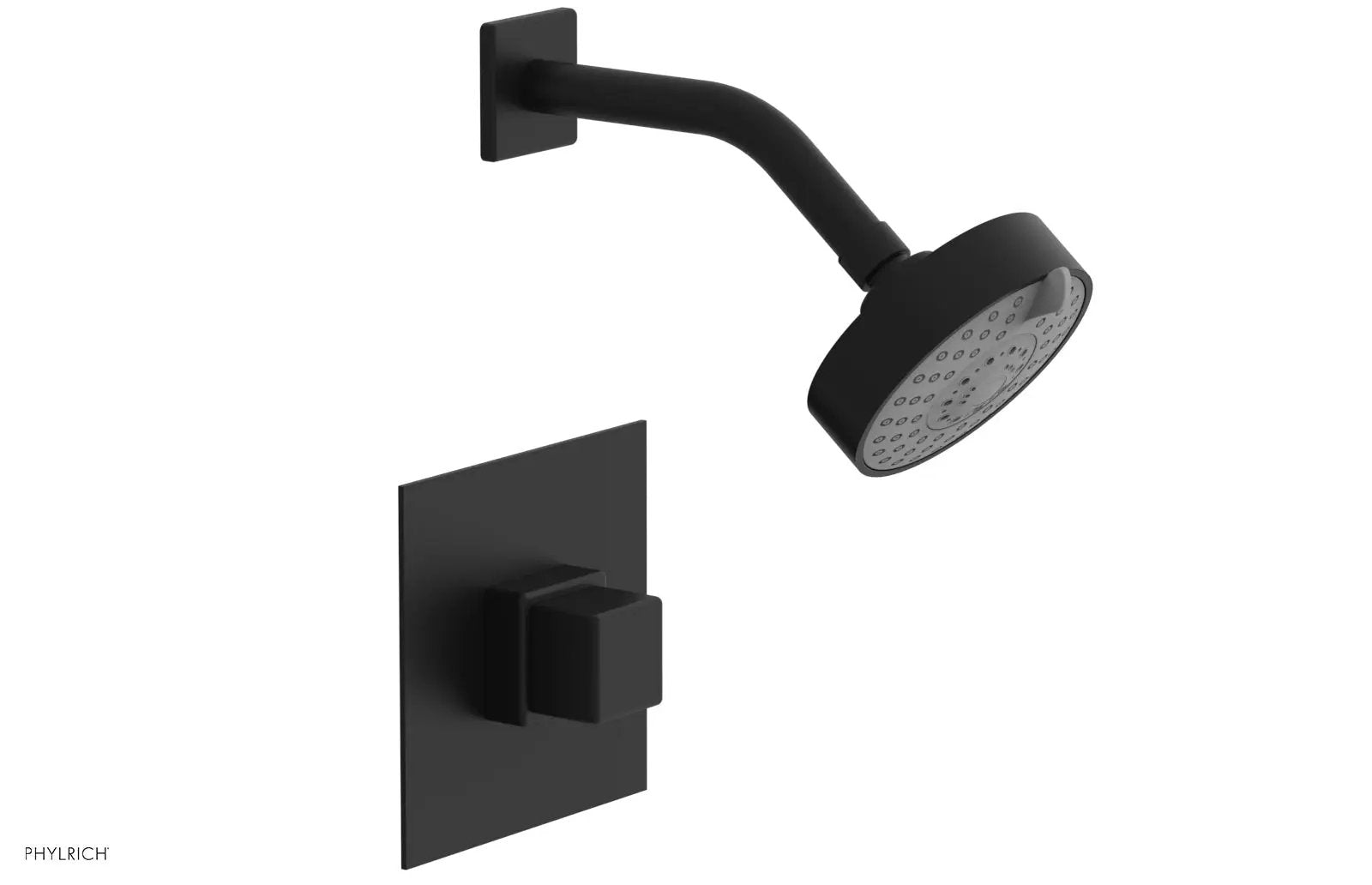 Phylrich MIX Pressure Balance Shower Set - Cube Handle by Phylrich