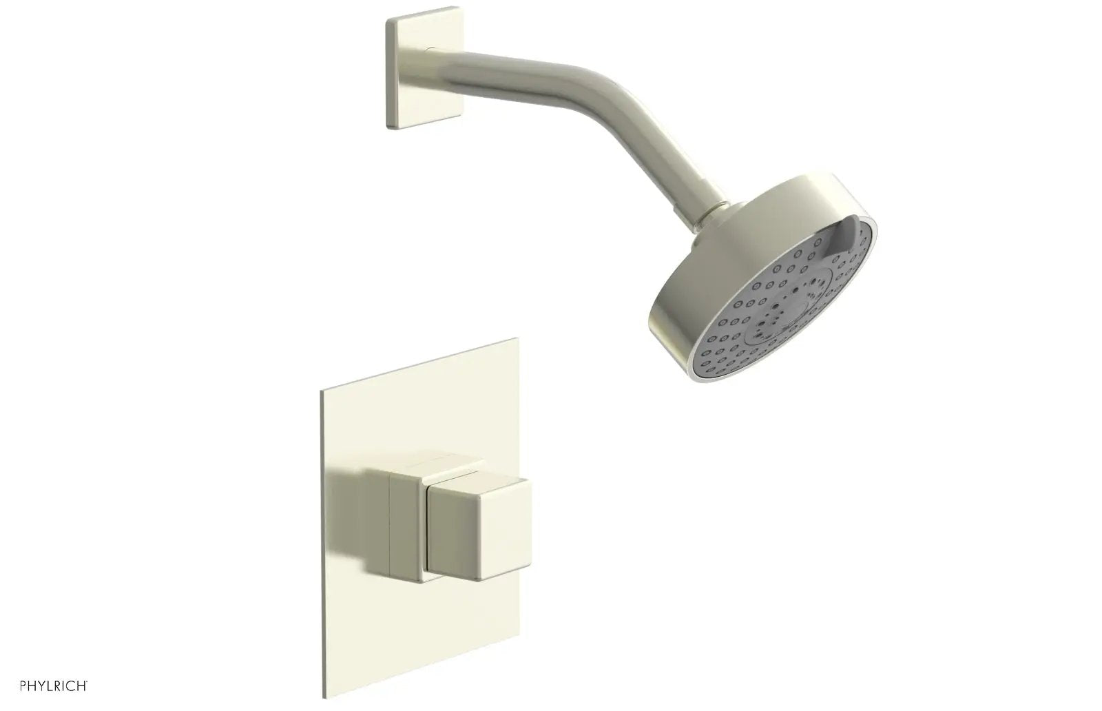 Phylrich MIX Pressure Balance Shower Set - Cube Handle by Phylrich