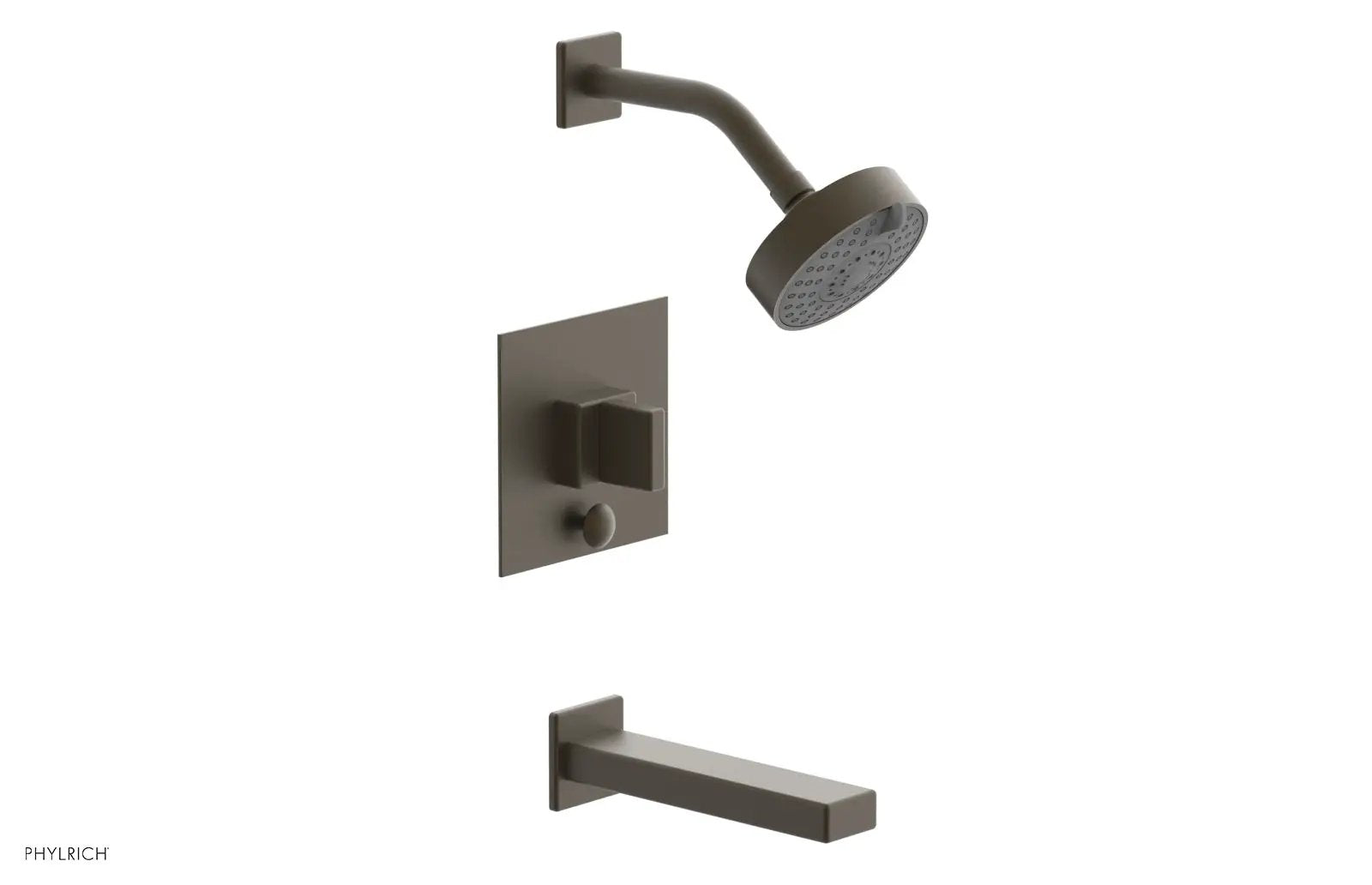 Phylrich MIX Pressure Balance Tub and Shower Set - Blade Handle by Phylrich
