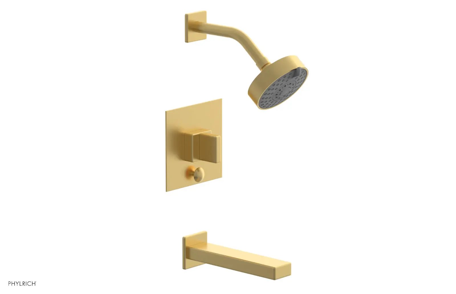 Phylrich MIX Pressure Balance Tub and Shower Set - Blade Handle by Phylrich