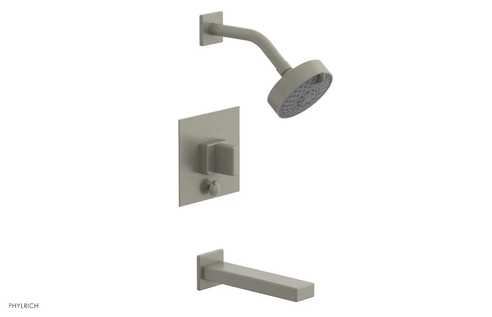Phylrich MIX Pressure Balance Tub and Shower Set - Blade Handle by Phylrich