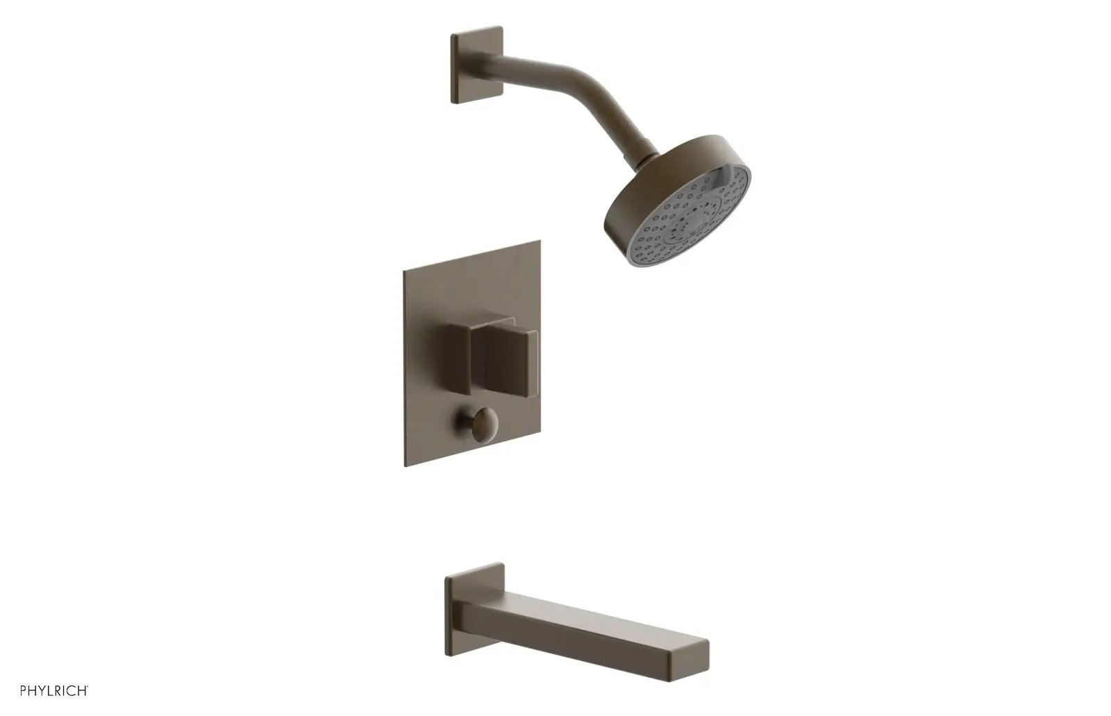 Phylrich MIX Pressure Balance Tub and Shower Set - Blade Handle by Phylrich