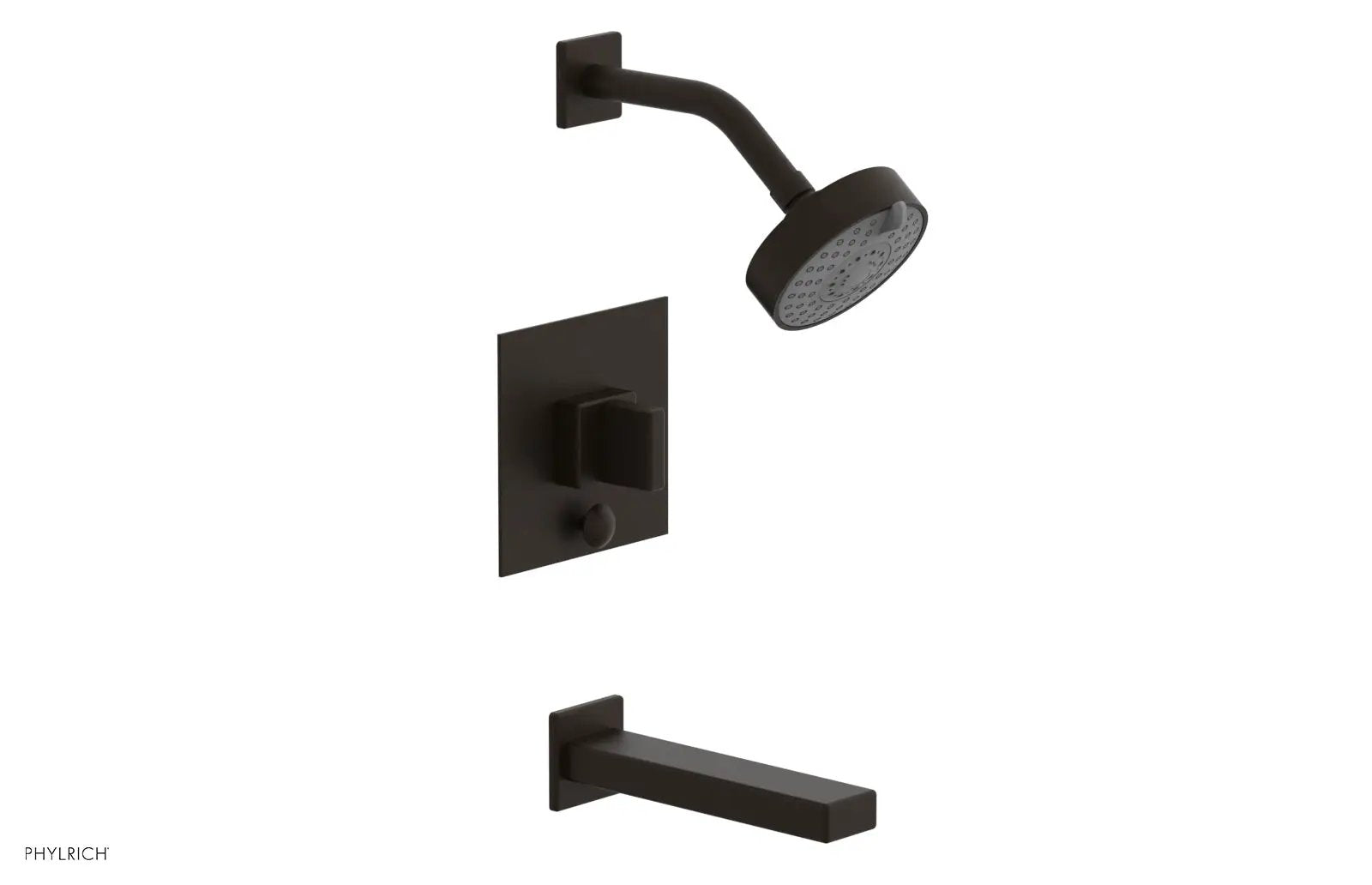 Phylrich MIX Pressure Balance Tub and Shower Set - Blade Handle by Phylrich
