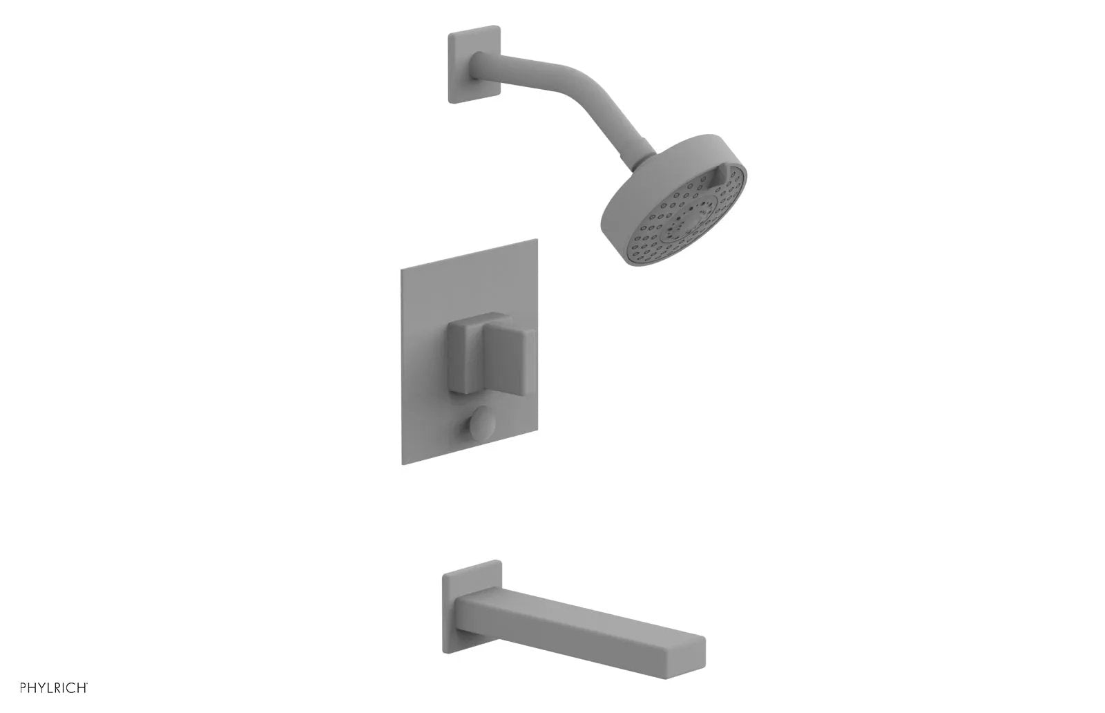 Phylrich MIX Pressure Balance Tub and Shower Set - Blade Handle by Phylrich