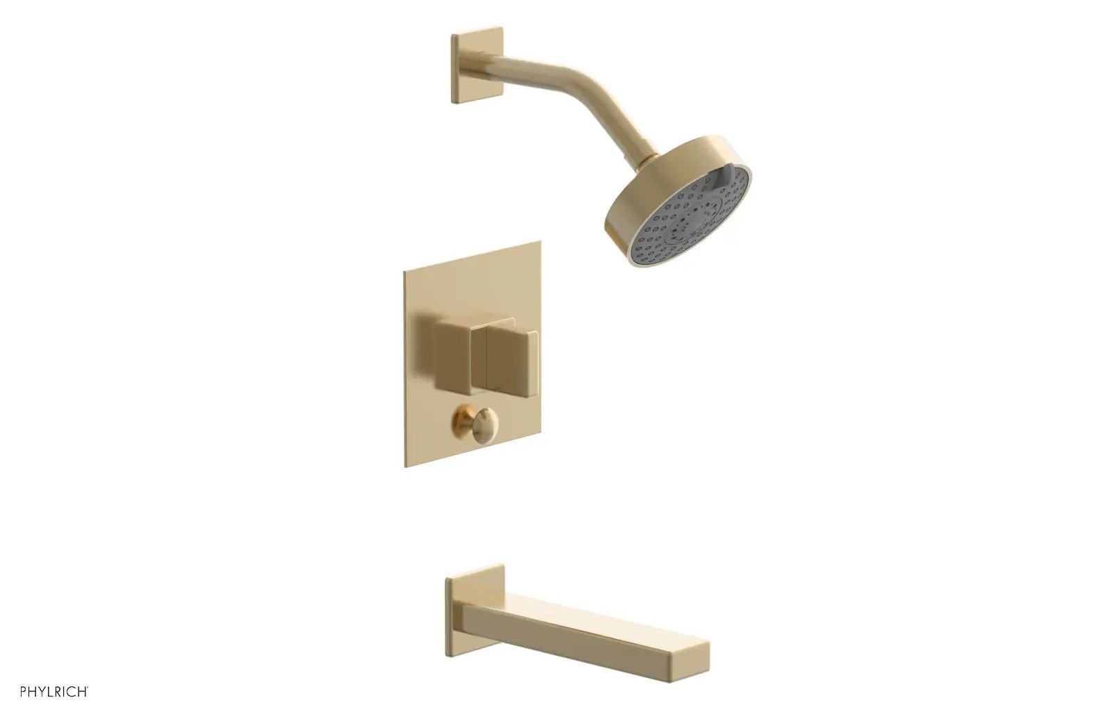 Phylrich MIX Pressure Balance Tub and Shower Set - Blade Handle by Phylrich
