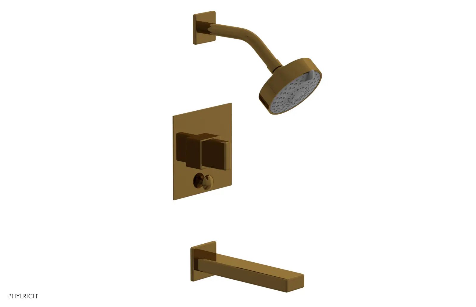 Phylrich MIX Pressure Balance Tub and Shower Set - Blade Handle by Phylrich