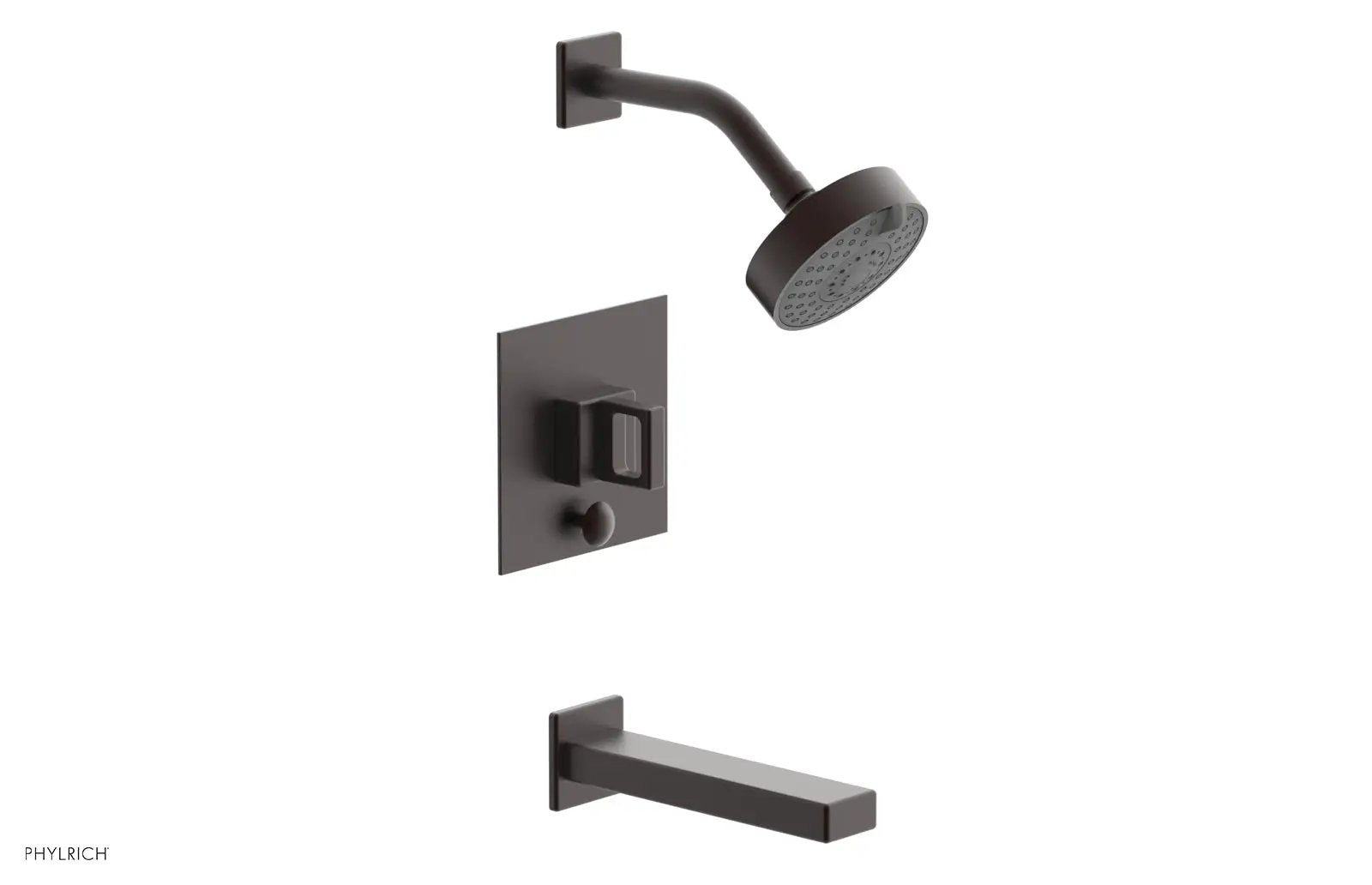 Phylrich MIX Pressure Balance Tub and Shower Set - Ring Handle by Phylrich