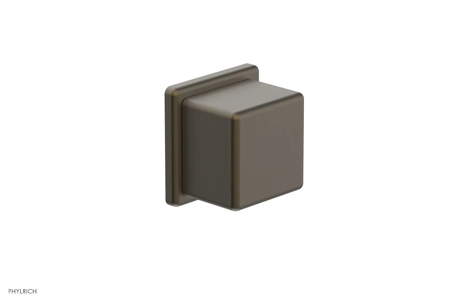 Phylrich MIX Volume Control/Diverter Trim - Cube Handle by Phylrich