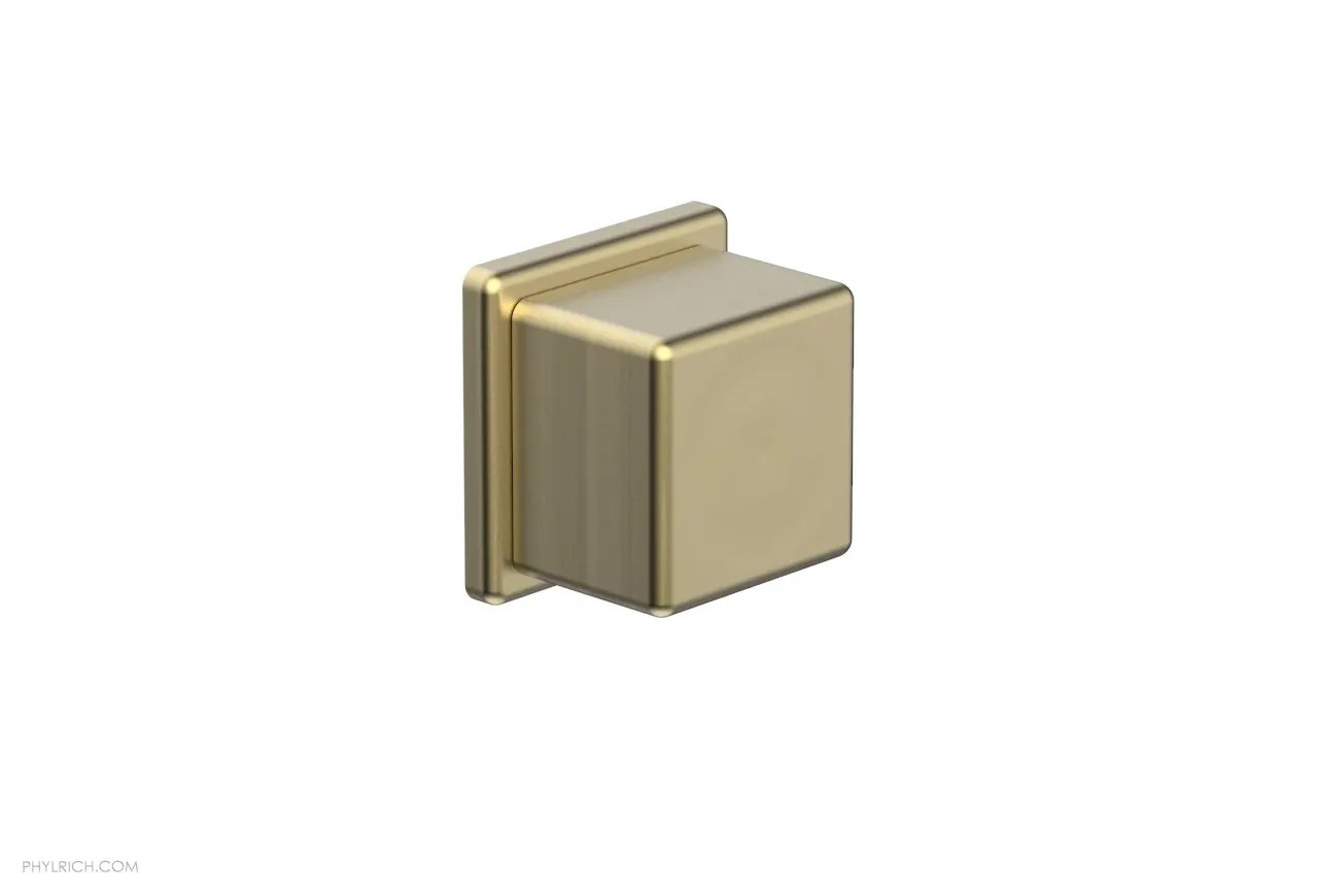 Phylrich MIX Volume Control/Diverter Trim - Cube Handle by Phylrich