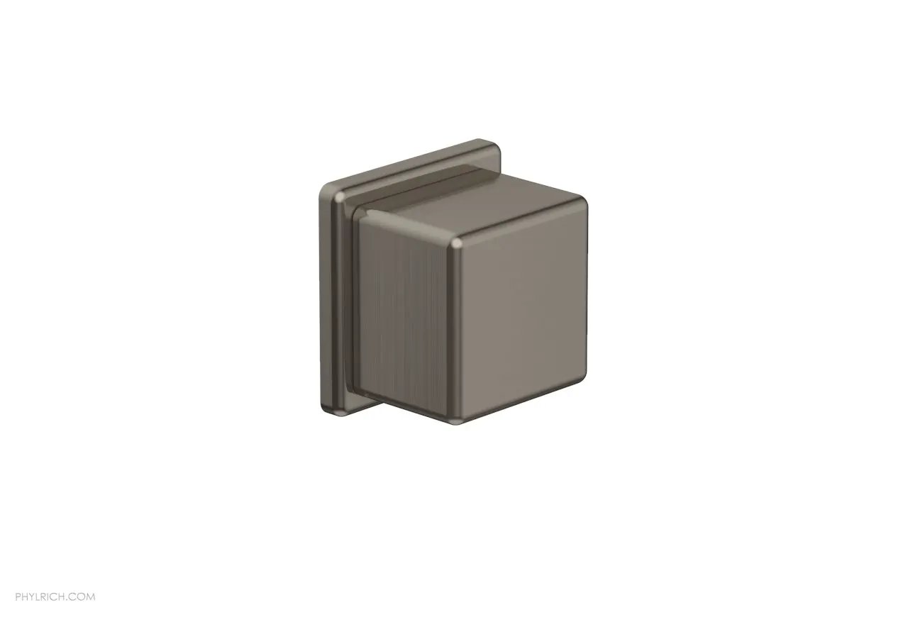 Phylrich MIX Volume Control/Diverter Trim - Cube Handle by Phylrich