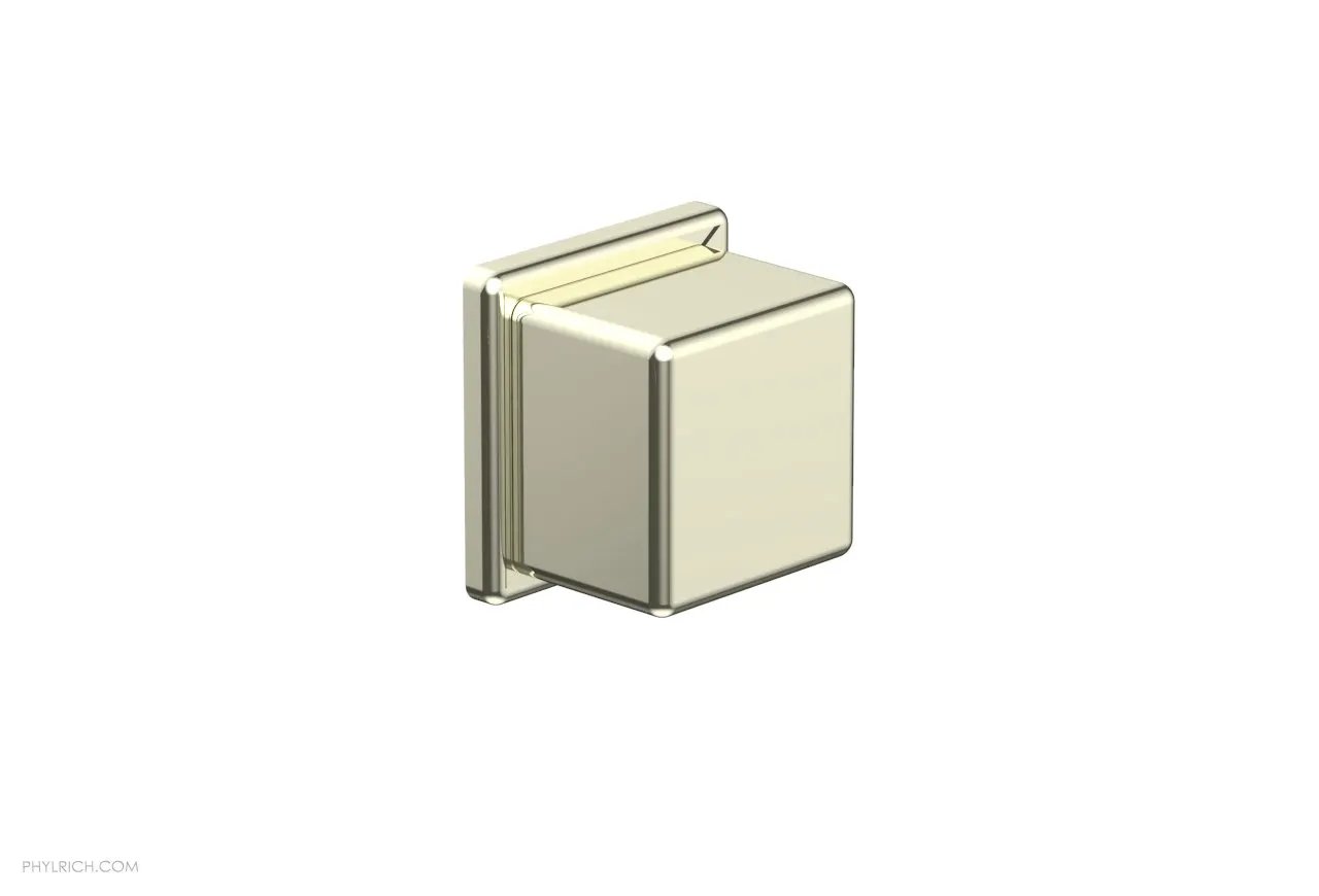 Phylrich MIX Volume Control/Diverter Trim - Cube Handle by Phylrich