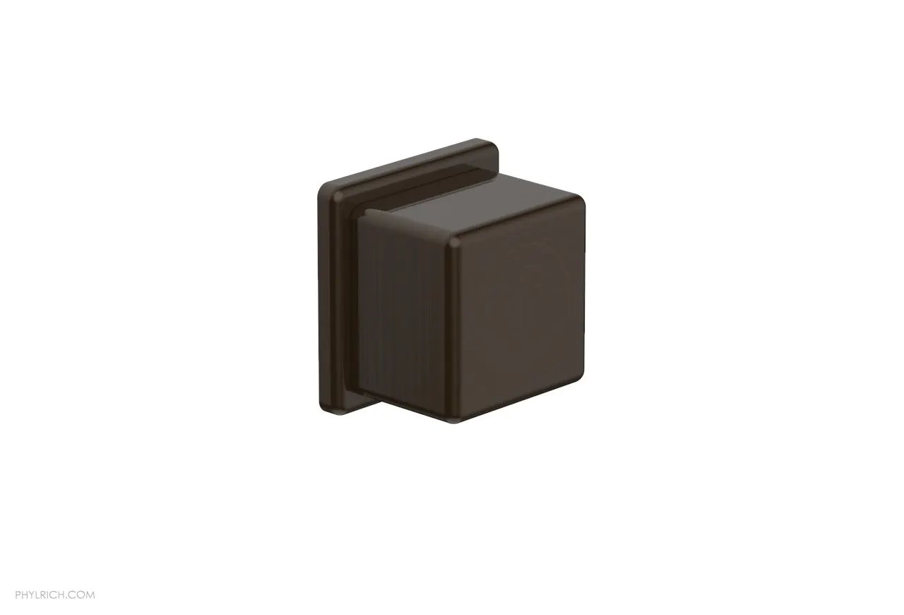 Phylrich MIX Volume Control/Diverter Trim - Cube Handle by Phylrich