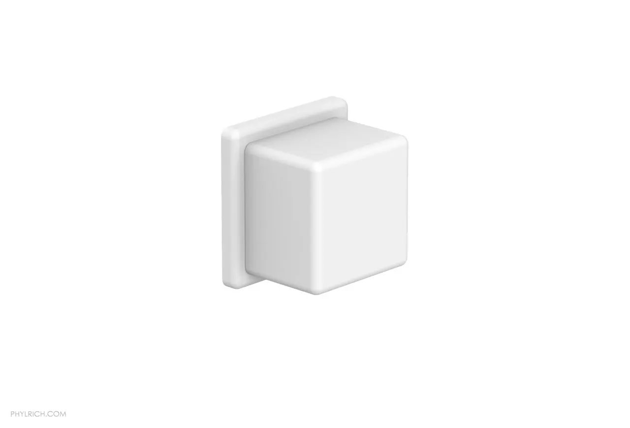 Phylrich MIX Volume Control/Diverter Trim - Cube Handle by Phylrich