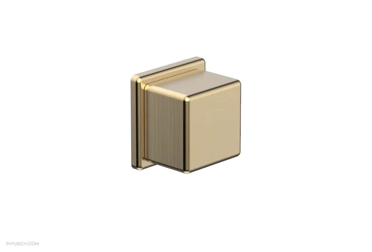Phylrich MIX Volume Control/Diverter Trim - Cube Handle by Phylrich