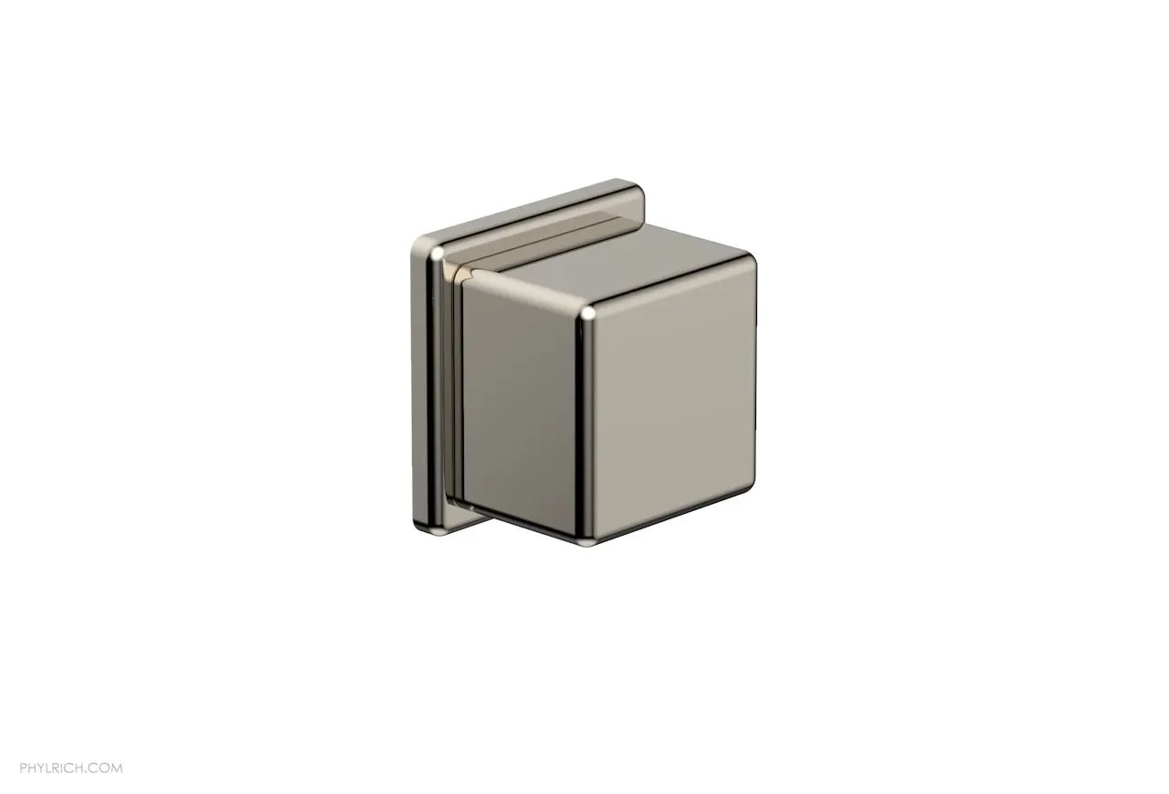 Phylrich MIX Volume Control/Diverter Trim - Cube Handle by Phylrich