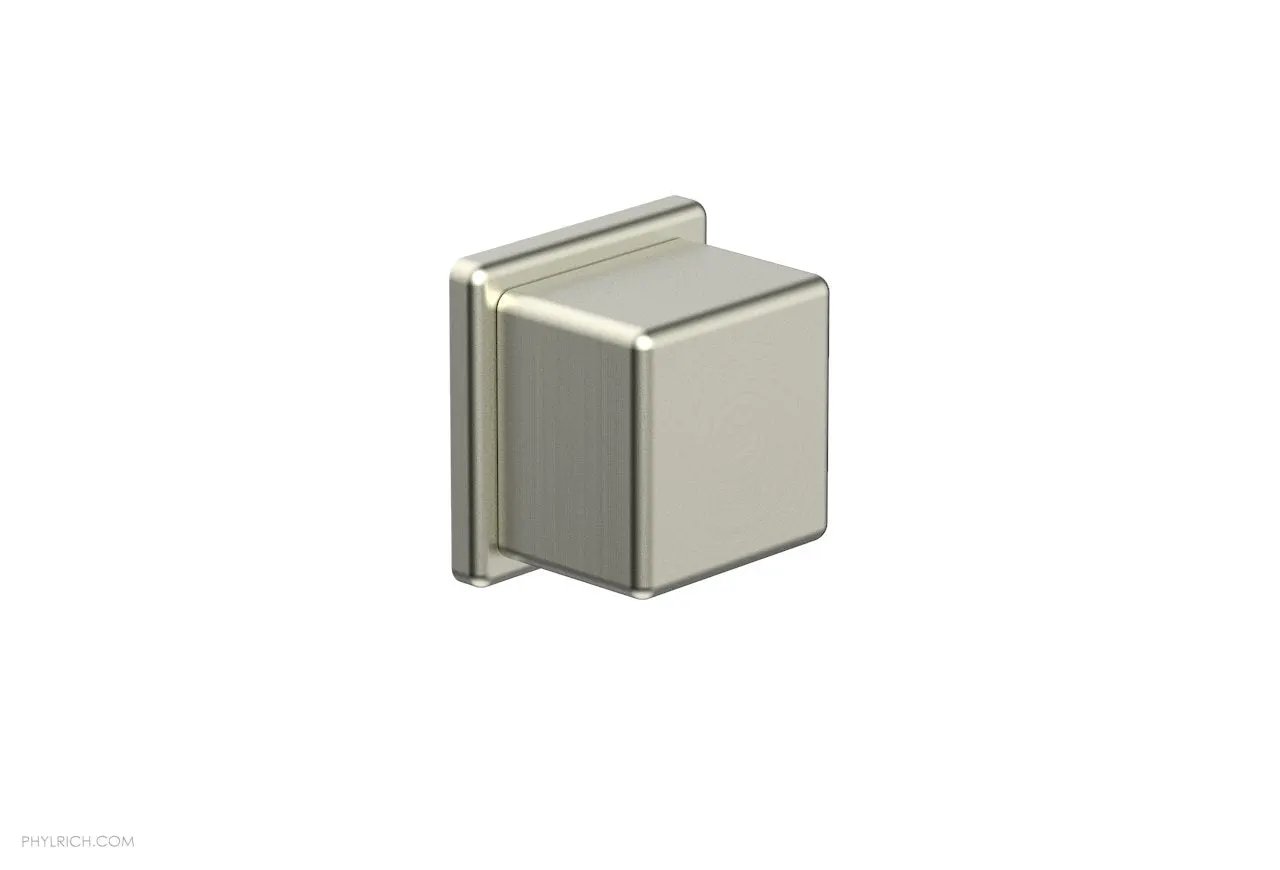 Phylrich MIX Volume Control/Diverter Trim - Cube Handle by Phylrich