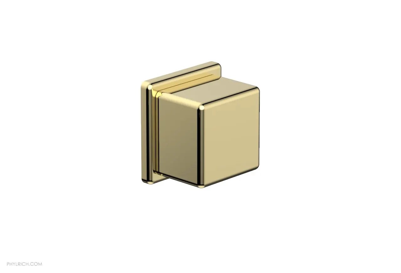 Phylrich MIX Volume Control/Diverter Trim - Cube Handle by Phylrich