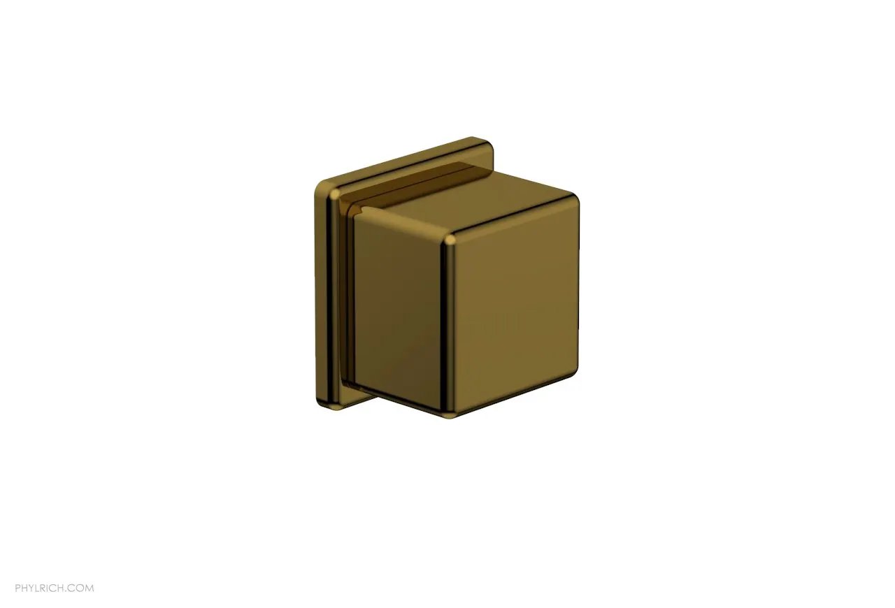 Phylrich MIX Volume Control/Diverter Trim - Cube Handle by Phylrich