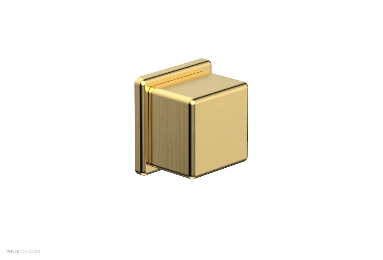Phylrich MIX Volume Control/Diverter Trim - Cube Handle by Phylrich