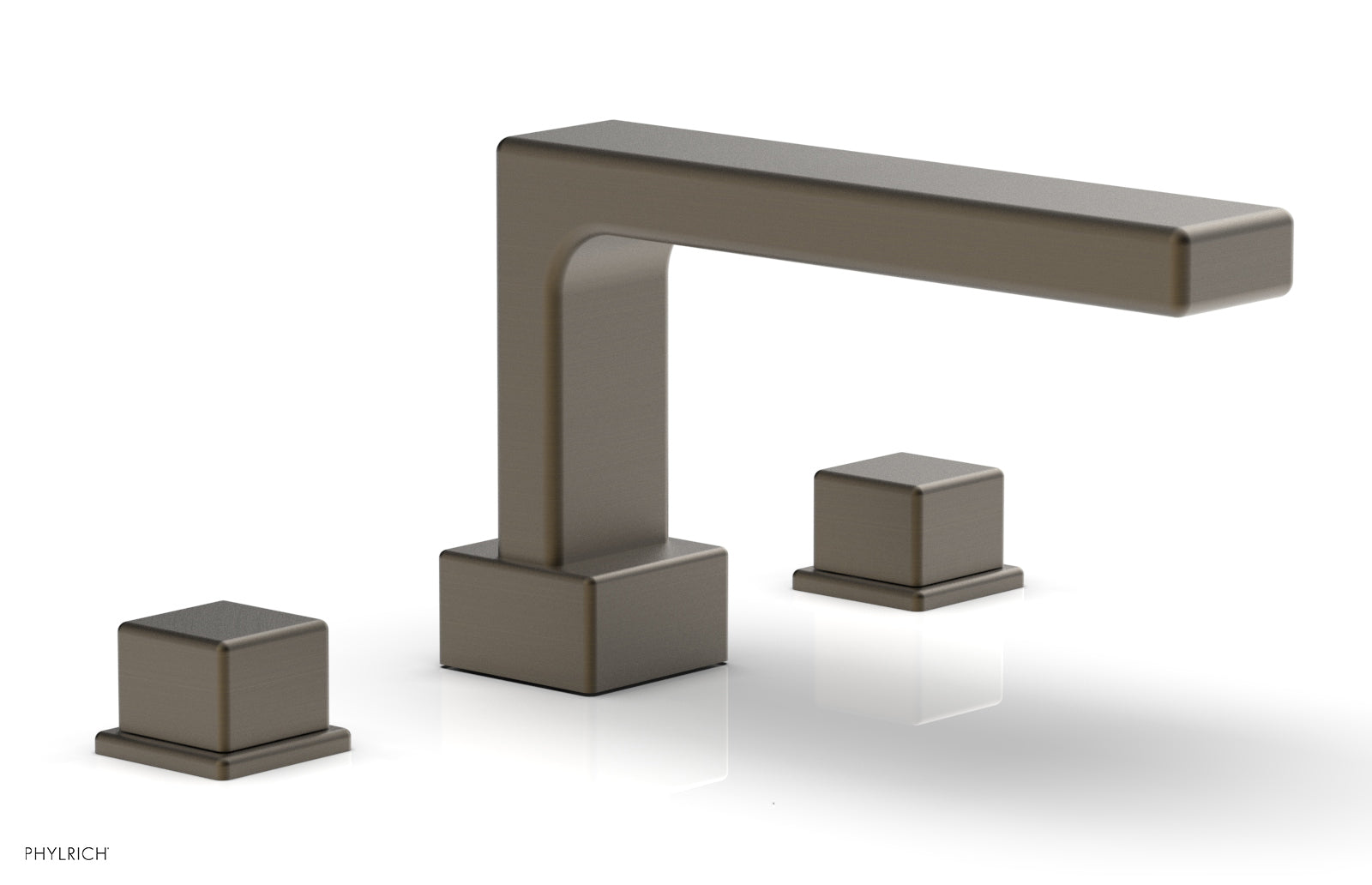 Phylrich MIX Deck Tub Set - Cube Handles by Phylrich