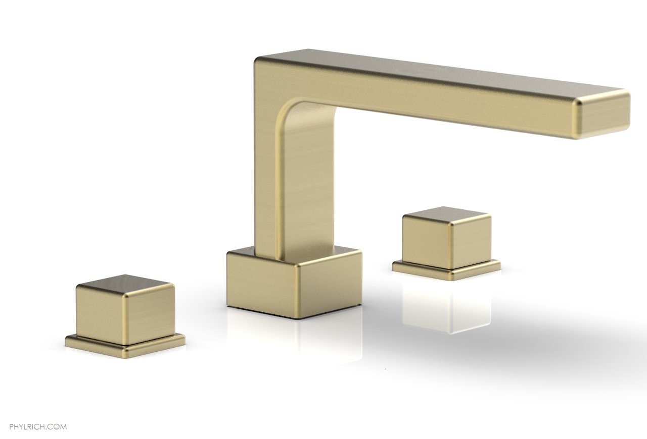 Phylrich MIX Deck Tub Set - Cube Handles by Phylrich