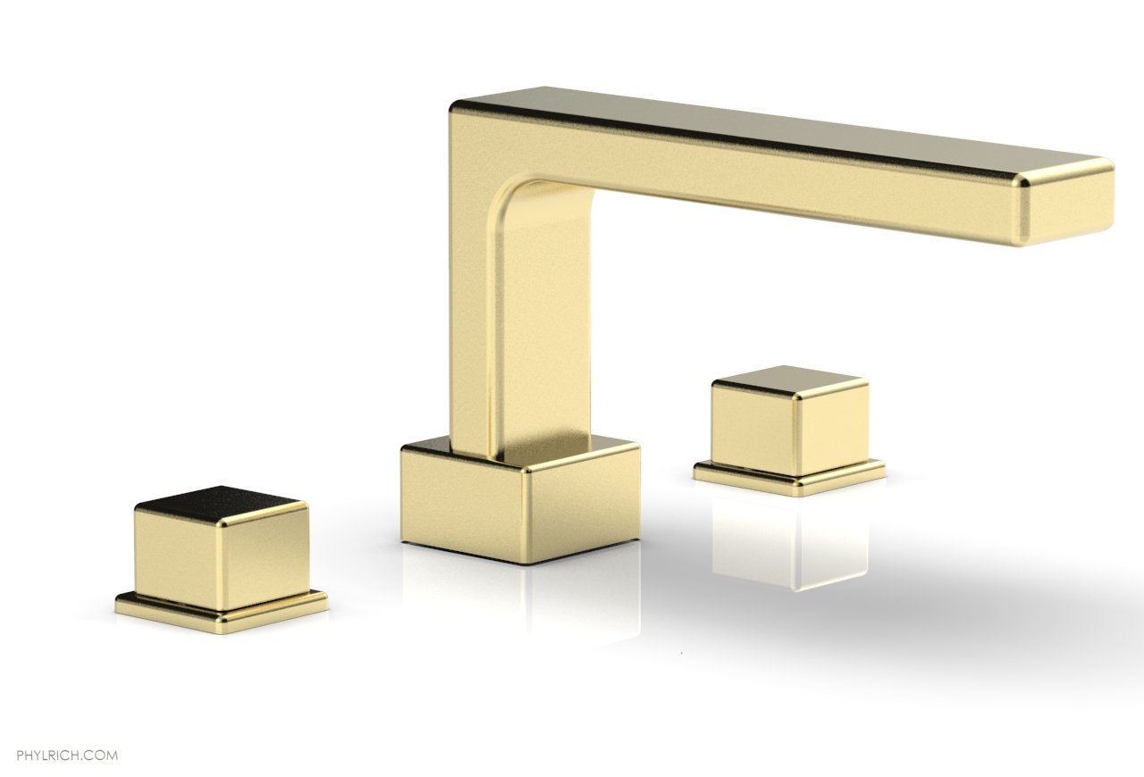 Phylrich MIX Deck Tub Set - Cube Handles by Phylrich