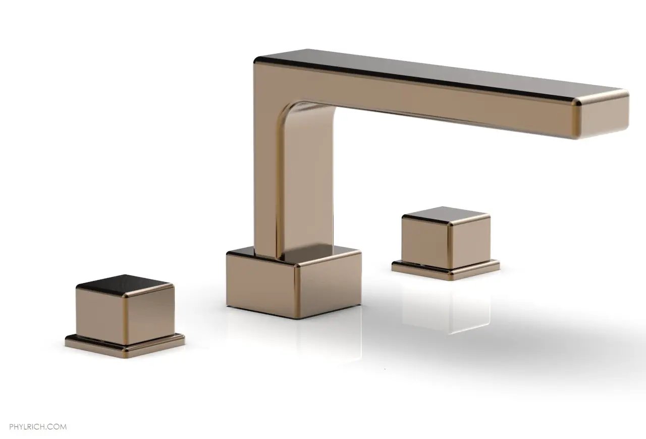 Phylrich MIX Deck Tub Set - Cube Handles by Phylrich