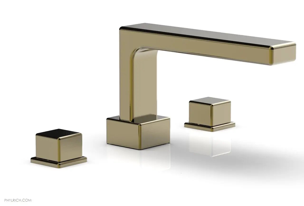 Phylrich MIX Deck Tub Set - Cube Handles by Phylrich