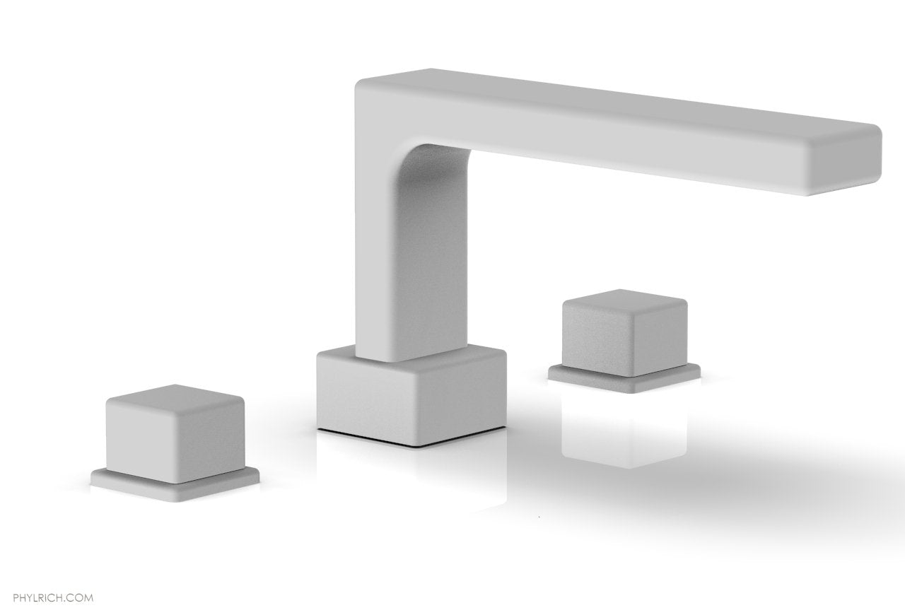 Phylrich MIX Deck Tub Set - Cube Handles by Phylrich