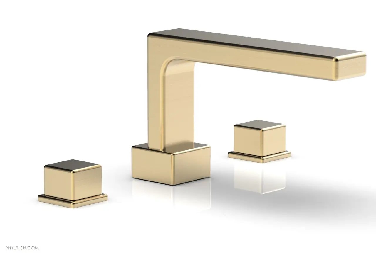 Phylrich MIX Deck Tub Set - Cube Handles by Phylrich