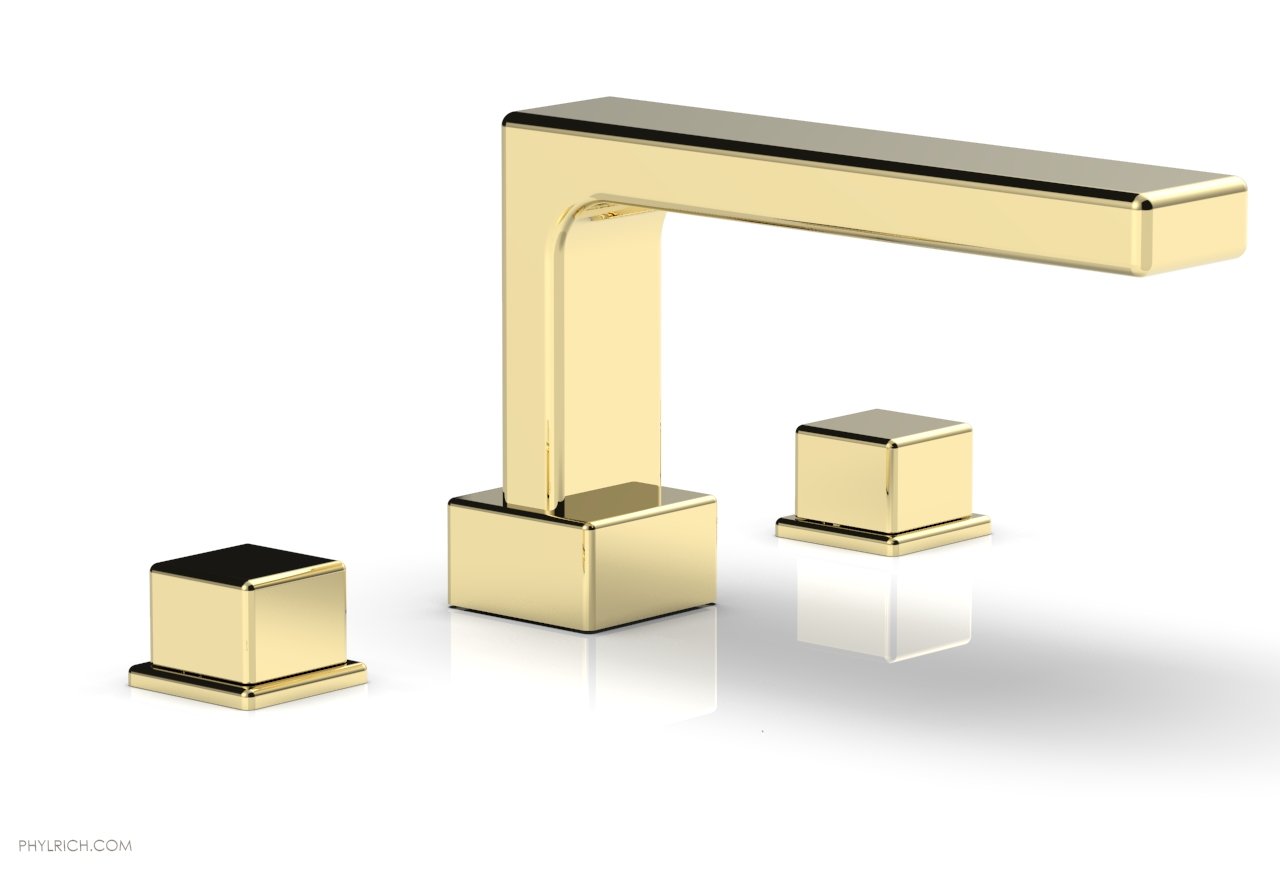Phylrich MIX Deck Tub Set - Cube Handles by Phylrich