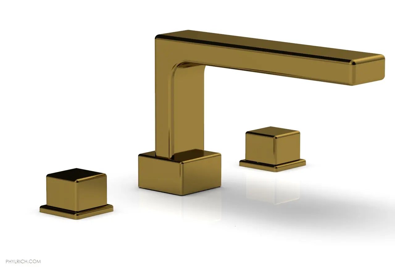 Phylrich MIX Deck Tub Set - Cube Handles by Phylrich