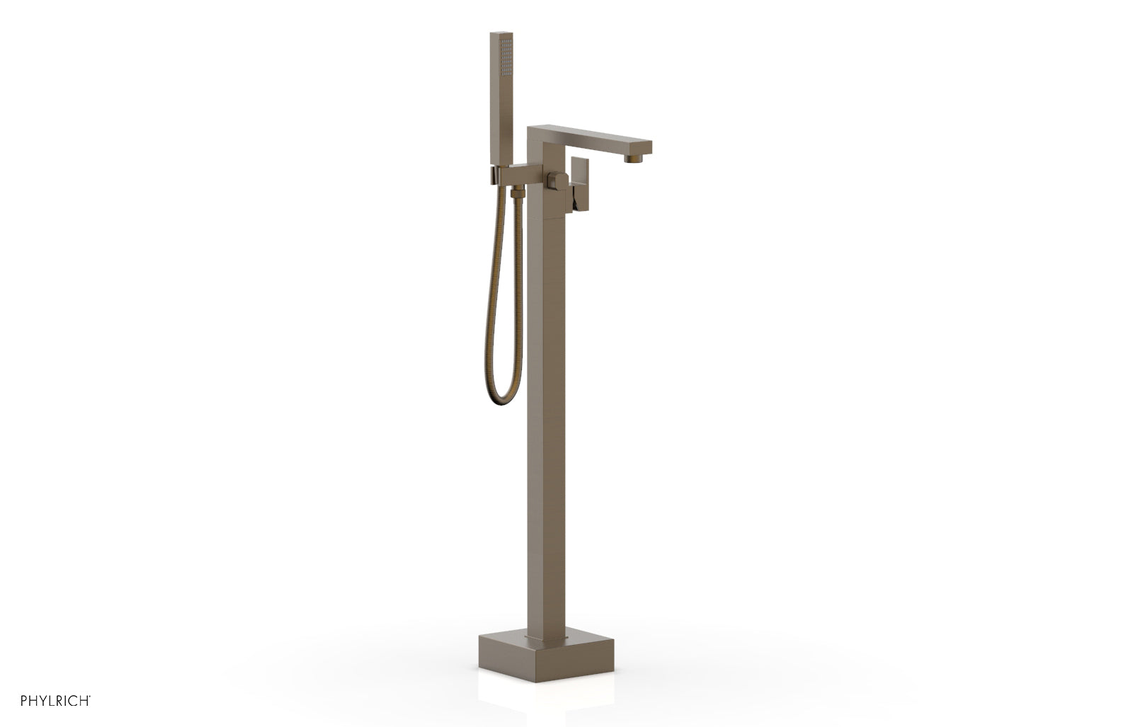 Phylrich MIX Floor Mount Tub Filler with Hand Shower