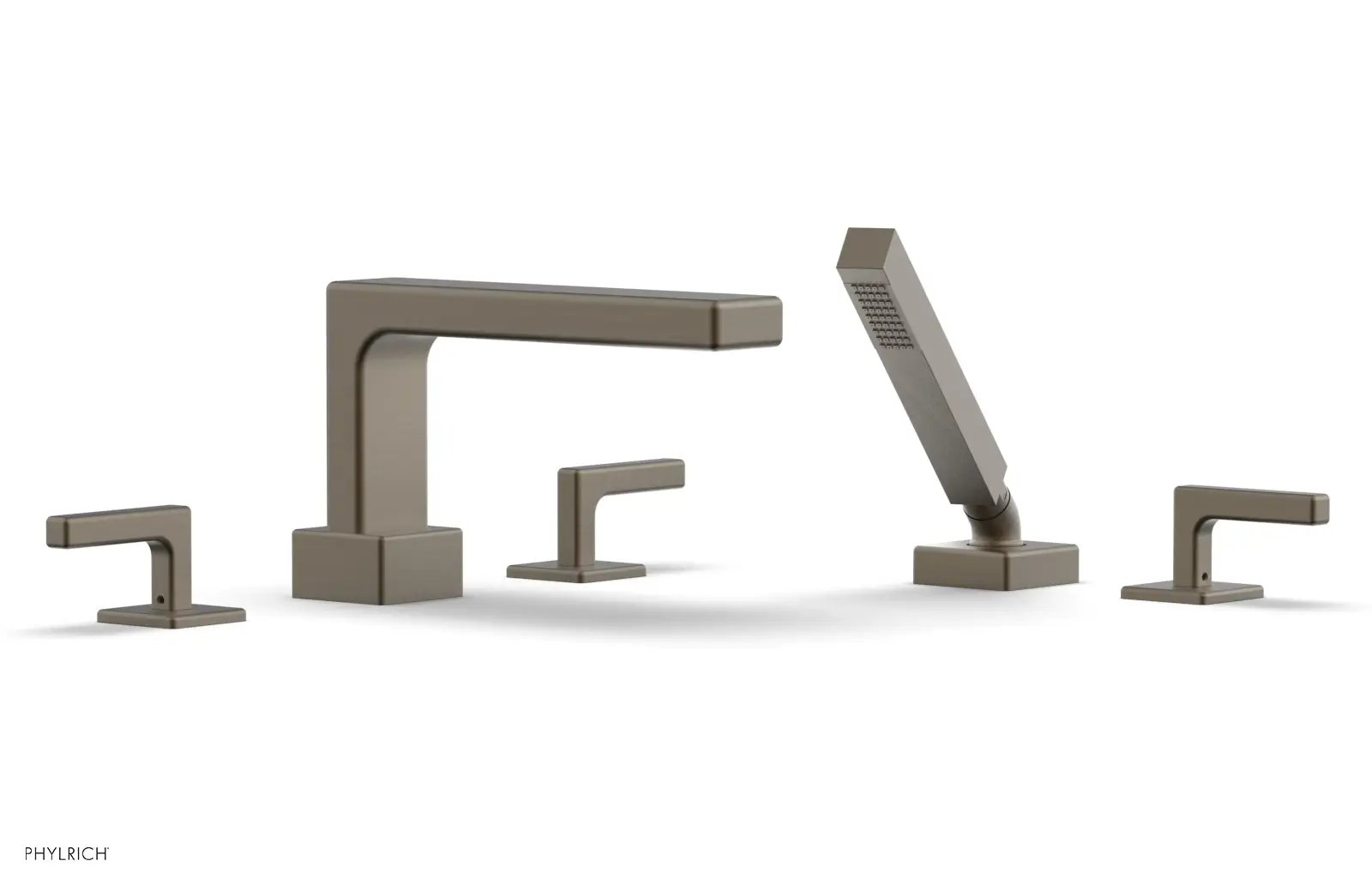 Phylrich MIX Deck Tub Set with Hand Shower - Lever Handles by Phylrich