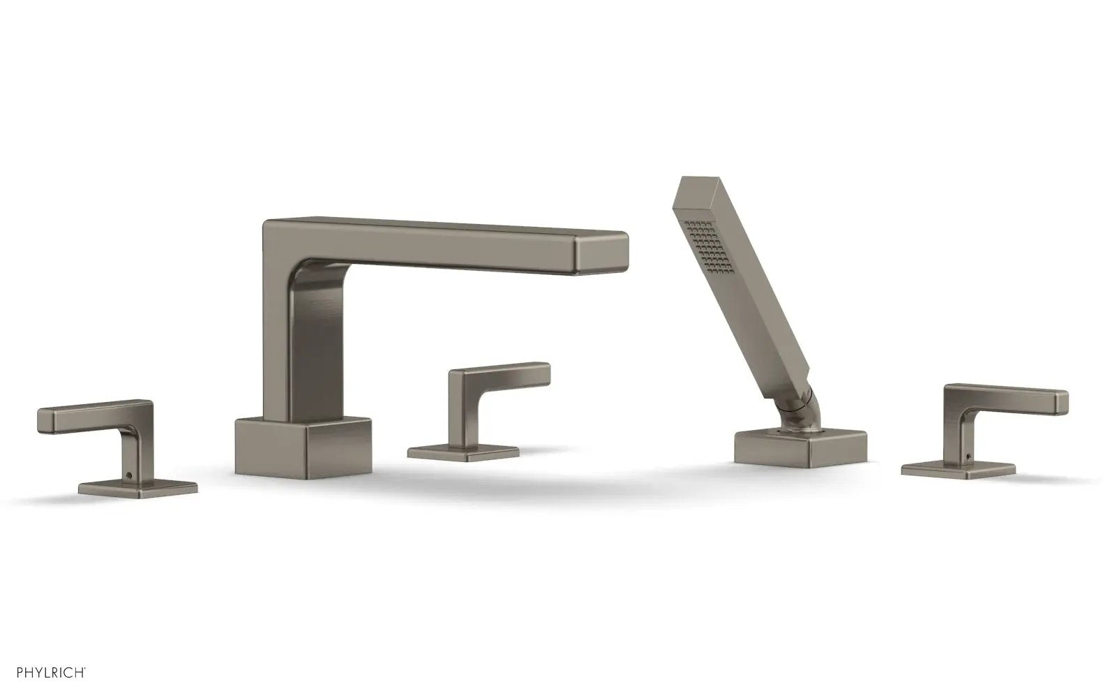 Phylrich MIX Deck Tub Set with Hand Shower - Lever Handles by Phylrich