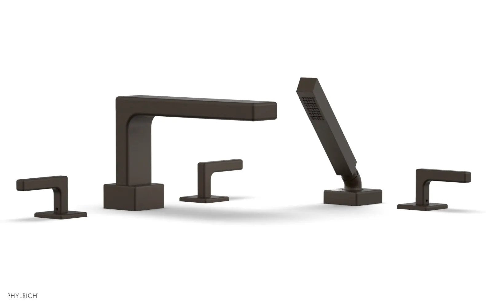 Phylrich MIX Deck Tub Set with Hand Shower - Lever Handles by Phylrich