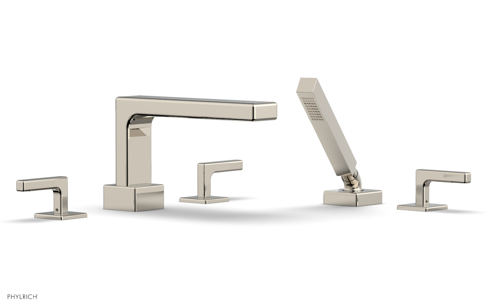 Phylrich MIX Deck Tub Set with Hand Shower - Lever Handles