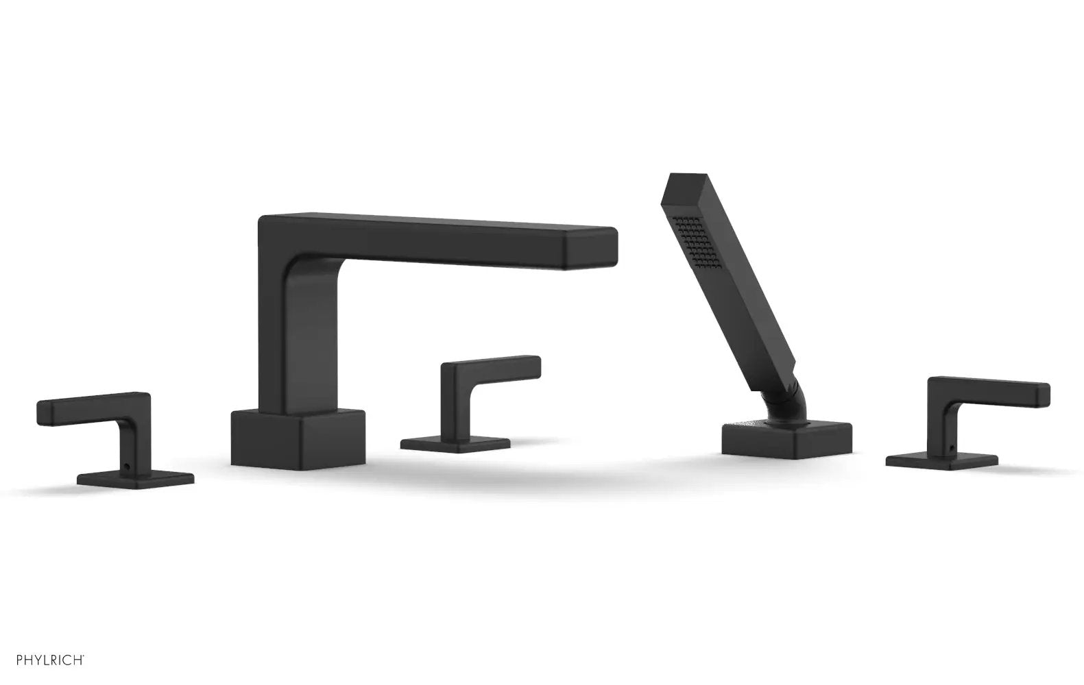 Phylrich MIX Deck Tub Set with Hand Shower - Lever Handles by Phylrich